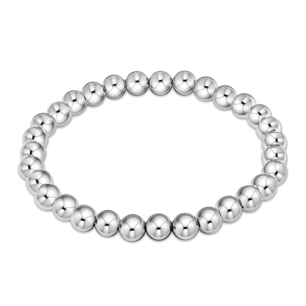 Silver Beaded Bracelet